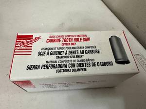 New Milwaukee Carbide Tooth Hole Saw 2