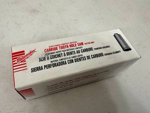 New Milwaukee Carbide Tooth Hole Saw 34