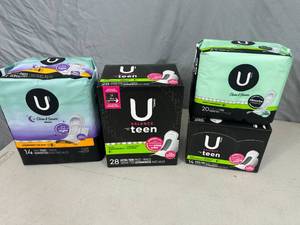 3 New Boxes of Kotex U Feminine Products
