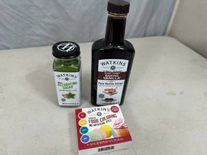 New Watkins Baking Vanilla, Food Coloring, Sprinkles