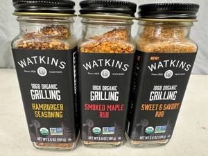 3 New Watkins Grilling Spices