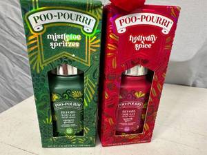 2 New Poo-Pourri Holiday Scent Sprays