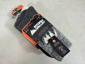2 New Pairs Thermal Wool Blend Boot Socks