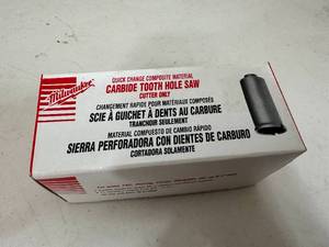 New Milwaukee Carbide Tooth Hole Saw 2