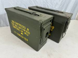 Pair of 30 Cal. US Military Ammo Cans