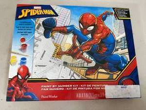New Spiderman Paint by Number Kit