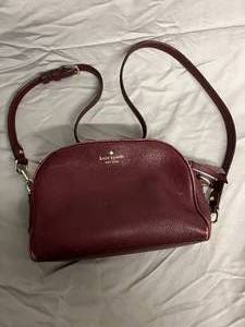 Kate Spade Burgundy Hand Bag