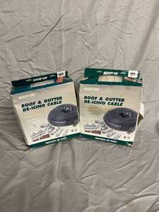 Two Roof and Gutter De-icing Cables