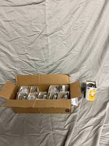 12 200w Soft White GE Light Bulbs