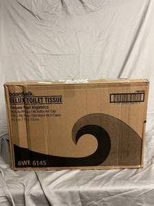 96 Individually Wrapped Rolls of Boardwalk Deluxe Toilet Tissue