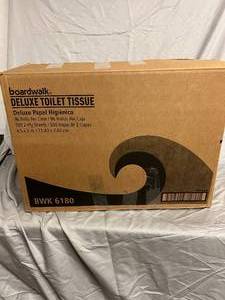 96 Individually Wrapped Rolls of Boardwalk Deluxe Toilet Tissue