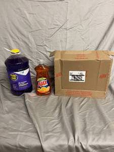 4.25L PINE-SOL All Purpose Cleaner & 6 x 28 oz Ajax Orange Ultra