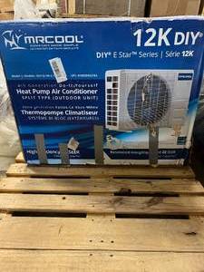 12k BTU 22 SEER MrCool DIY Ductless Heat Pump Split System 4th Generation - Wall Mounted