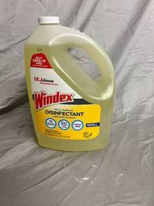 4 Gallons of Windex Disinfectant Sanitizer Cleaner