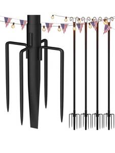 4 Addlon String Light Poles
