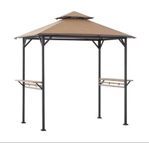 Brown and Black Gazebo