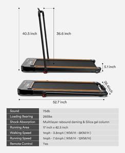 Urevo Strol-Lite Under Desk Treadmill - Orange