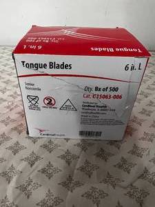 500 Count of Wooden Tongue Blades