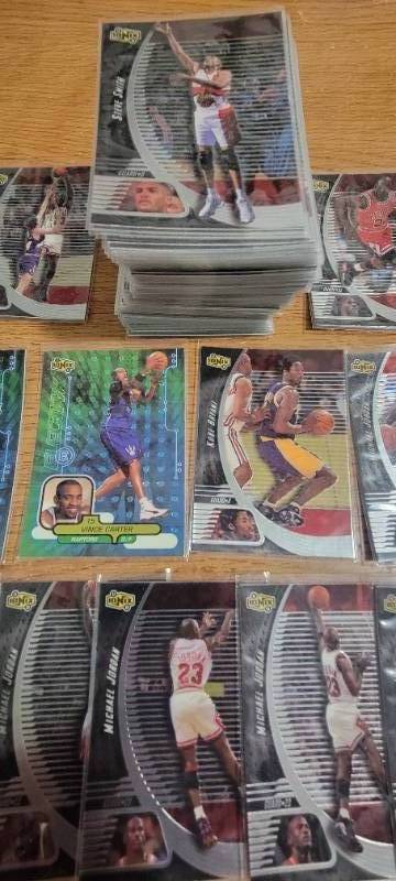 1998 Upper Deck Ionix Basketball Card Set with 7 Michael Jordan, Kobe, RC Cards of  Nowitzki, Carter, Pierce - Great Set