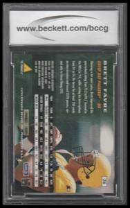 BCCG 10 1995 Pinnacle Brett Favre #26