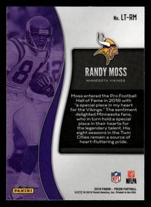 2019 Prizm Legendary Talents Randy Moss #LT-RM