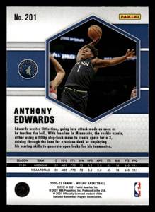 2020 Mosaic Anthony Edwards Rookie #201