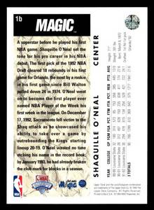 1992 Upper Deck Shaquille ONeal Rookie #1b