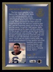 1993 Fleer Prospect Jerome Bettis Rookie #7