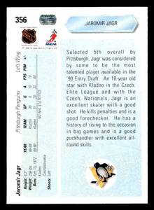 1990 Upper Deck Jaromir Jagr Rookie #356