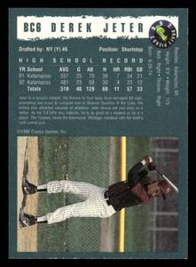 1992 Classic Draft Silver Derek Jeter Rookie #BC6