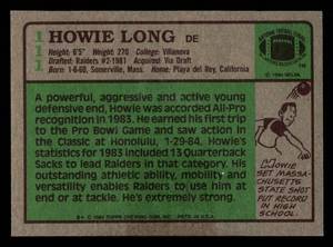 1984 Topps Howie Long Rookie #111