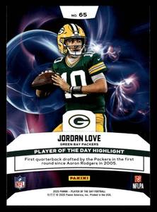 2020 Panini Foil Jordan Love Rookie #65