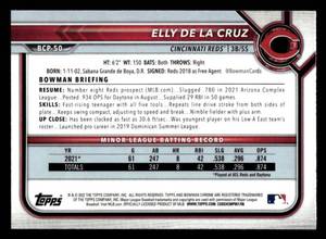 2022 Bowman Chrome Elly De La Cruz Rookie #BCP-50