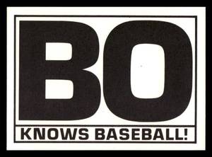 1990 Grand Slam Baseball Bo Jackson Bo Knows Baseball