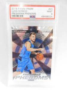PSA 9 2018 Prizm Freshman Phenoms Luka Doncic Rookie #23