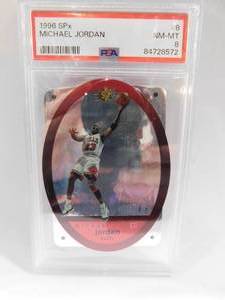 PSA 8 1996 SPX Michael Jordan #8