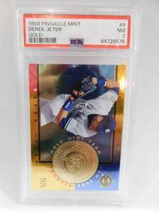 PSA 7 1998 Pinnacle Mint Gold Derek Jeter #9 Rare Card
