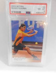 PSA 8 2003 Netpro Roger Federer Rookie #90