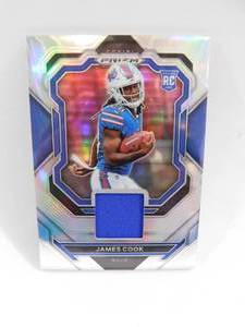 2022 Prizm Jersey Card James Cook Rookie Card
