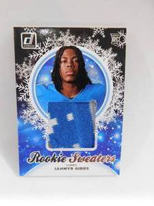 2023 Donruss Rookie Sweaters Jahmyr Gibbs Rookie Card