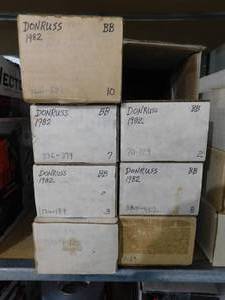 1982 Donruss Baseball Lot - 5,000 Cards
