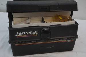 lot 18 image: Fenwick tackle box