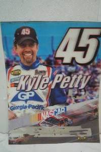 lot 54 image: Kyle Petty NASCAR poster