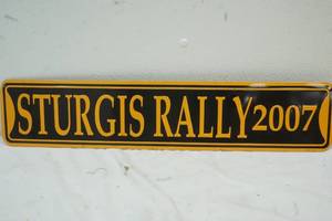 lot 59 image: Sturgis 2007 rally sign