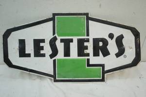 lot 66 image: Lesters seed sign