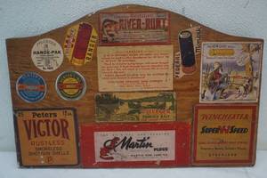 lot 72 image: wood decoupage picture