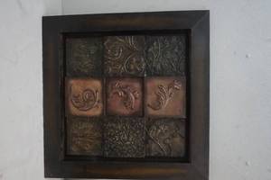 lot 73 image: Tin art picture 26 wide
