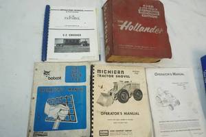 lot 104 image: Hollander, Bobcat manuals