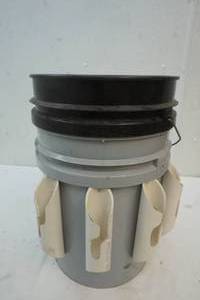 lot 180 image: Handmade ice fishing pail