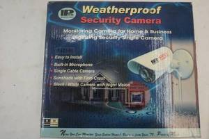 lot 186 image: Weatherproof Security camera